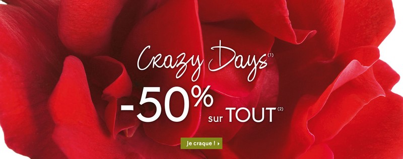 Les Crazy Days Yves Rocher : -50% sur tout