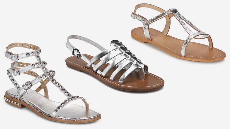 sandales silver