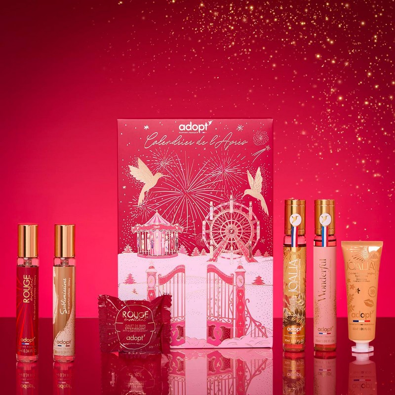 contenu du calendrier de l'Après Adopt Parfums