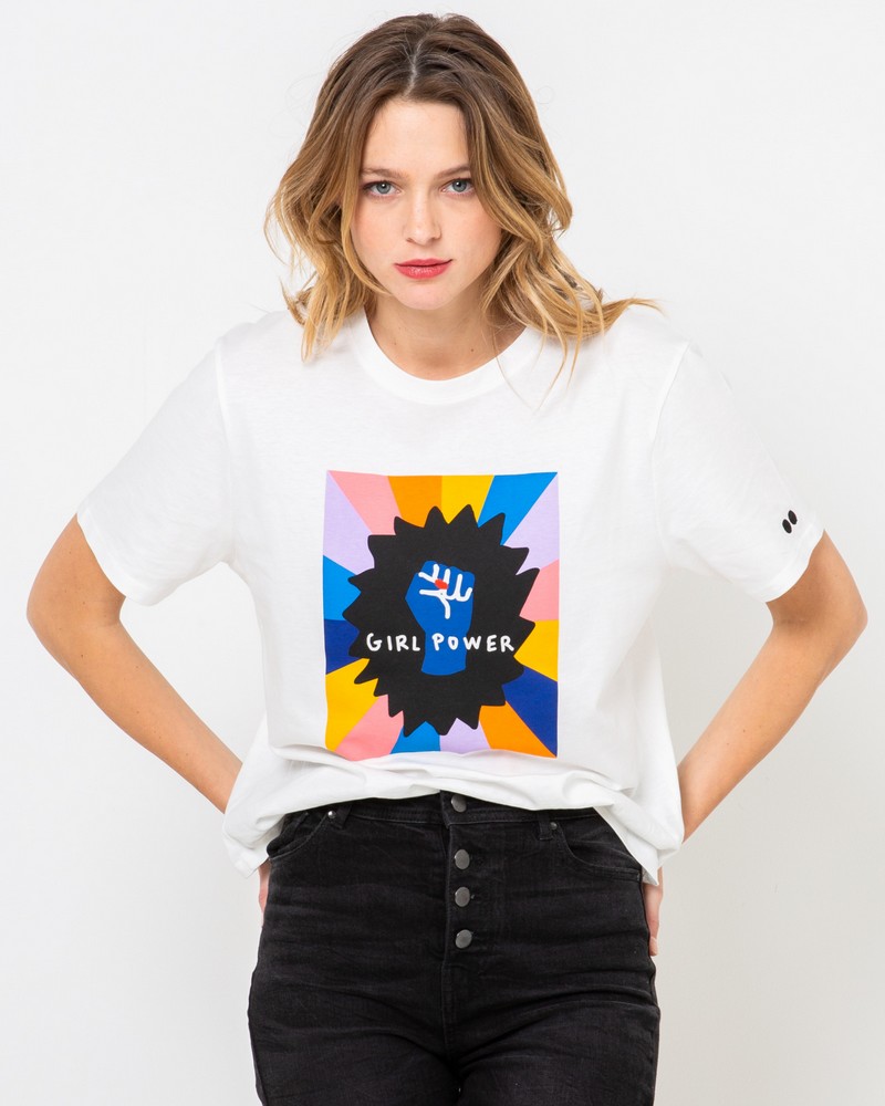 T-shirt Camaïeu Positive Planet