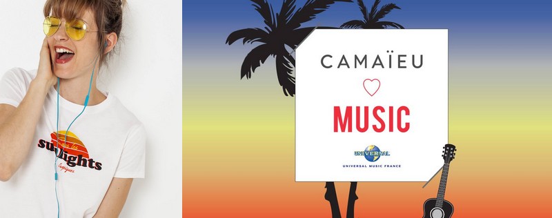 Camaïeu x Universal : la collab musique de l’été