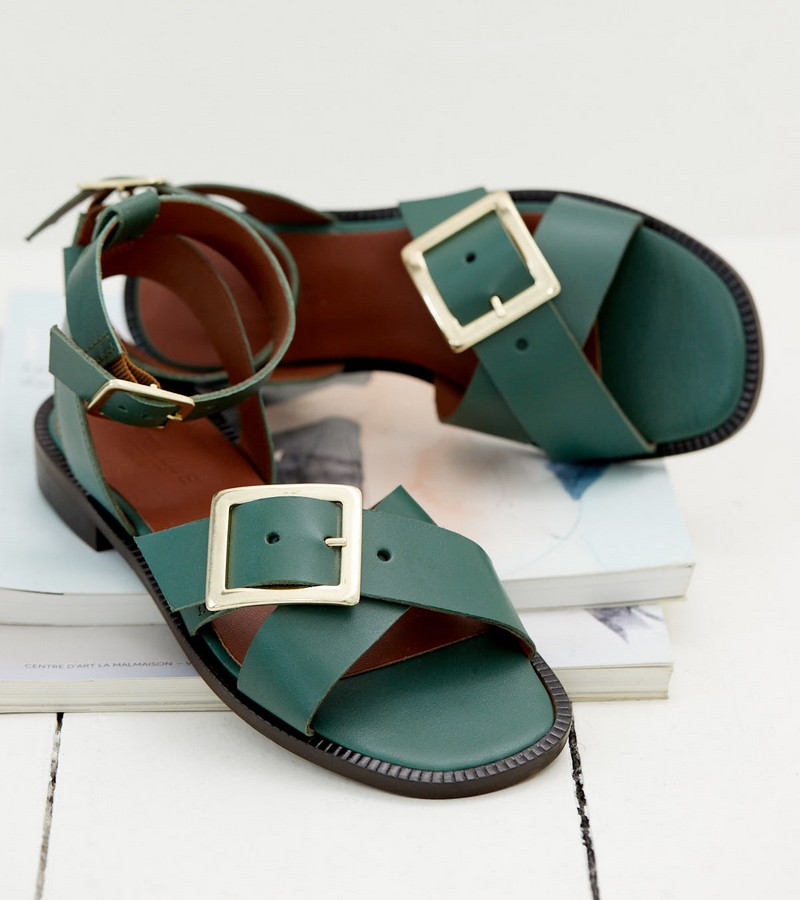 sandales en cuir Cyrillus
