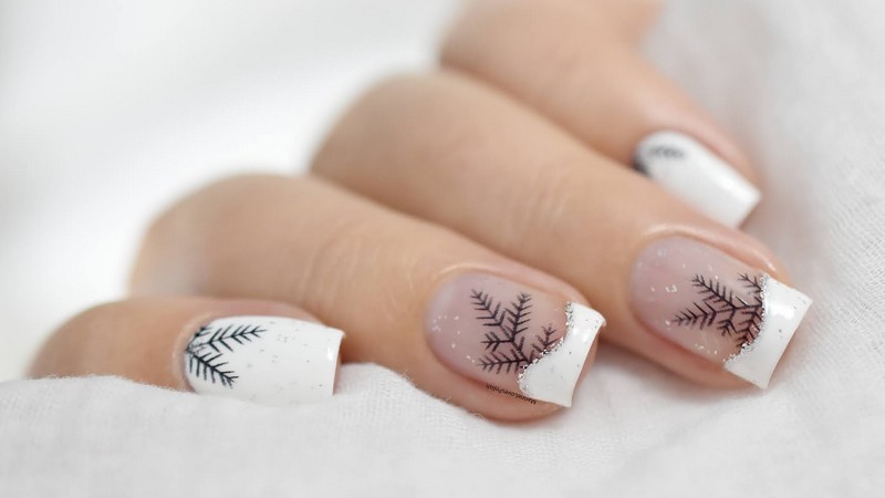 nail art hivernal