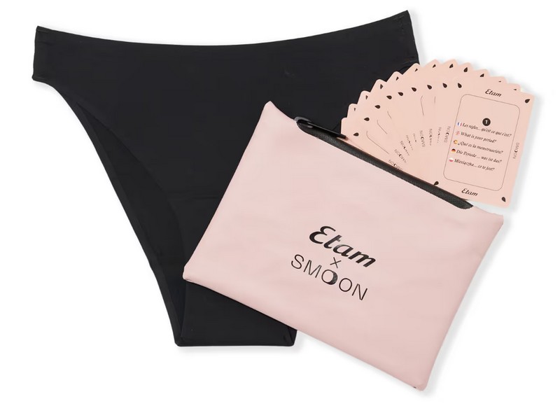 culotte premières règles Etam x Smoon