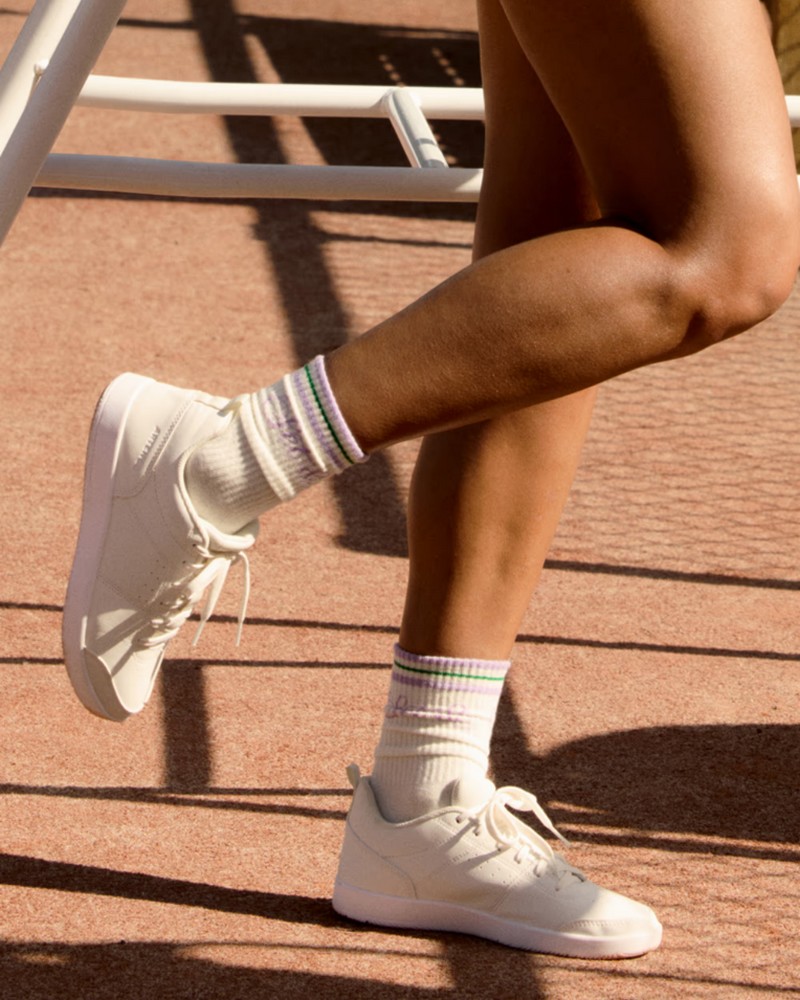 chaussettes blanches de tennis Etam