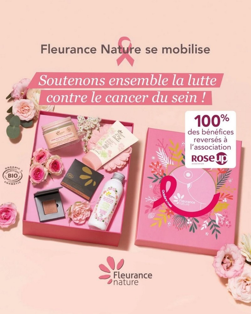 Coffret beauté Octobre Rose Fleurance Nature