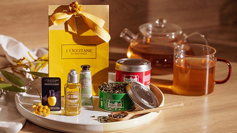 La box Kusmi Tea x L’Occitane offerte dès 29 € d’achat