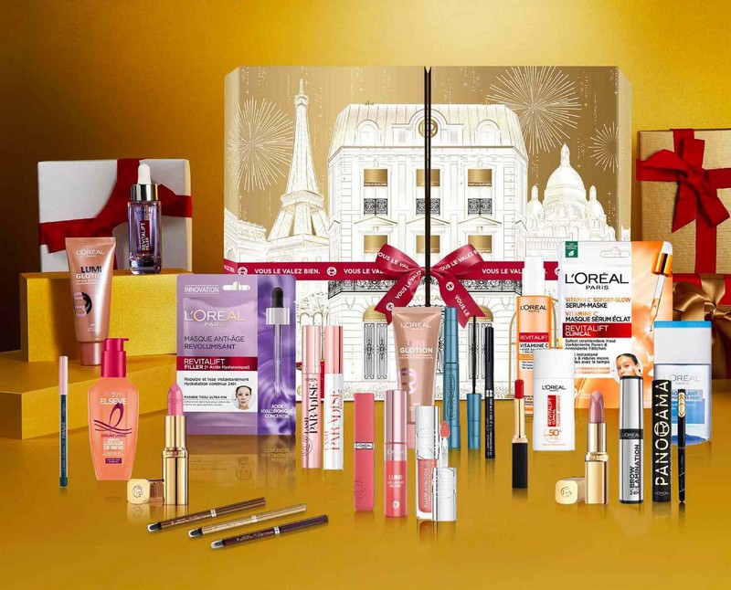 contenu du Calendrier de l’Avent 2024 L’Oréal Paris