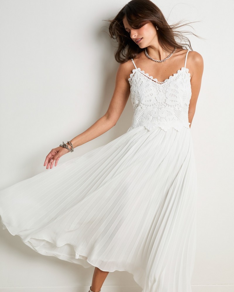 robe de mariée plissée Morgan