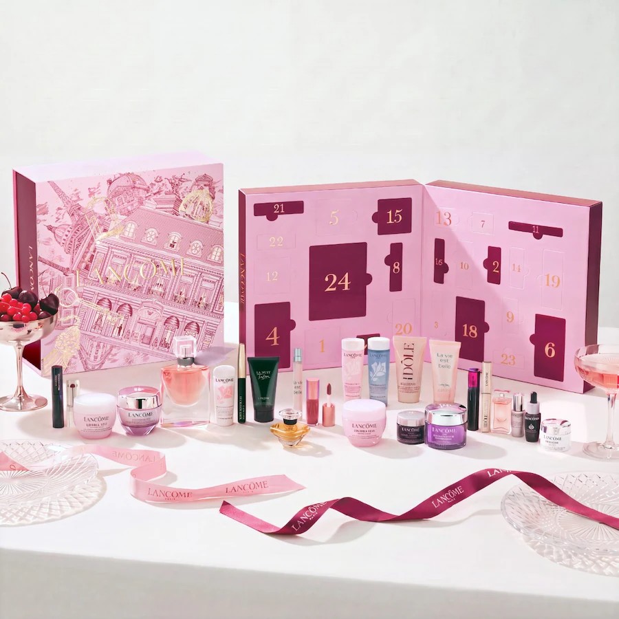contenu du Calendrier de l'Avent Lancôme