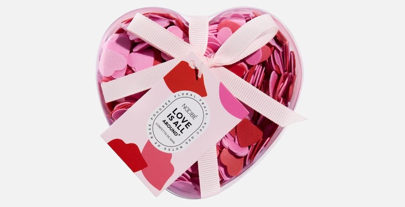 confettis de bain coeurs Nocibé