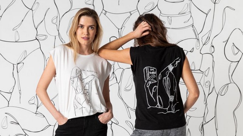 Promod x Valentine Bouvet : 2 T-shirts solidaires dédiés aux femmes