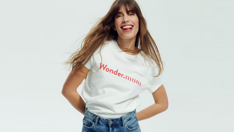 T-shirt Wonder mum Promod