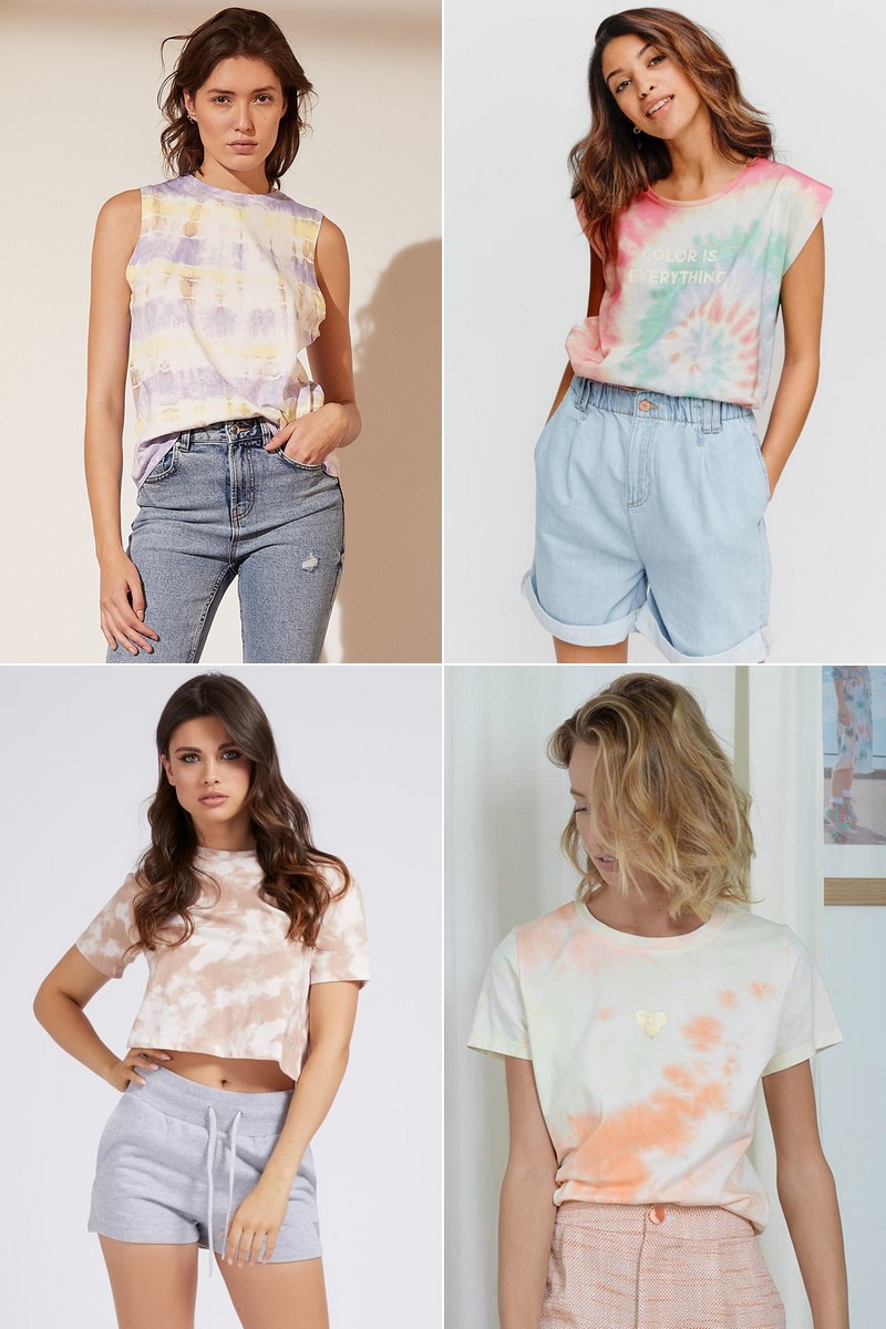 T-shirts tie and dye