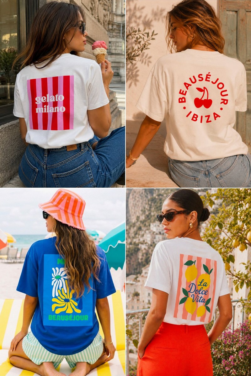T-shirts imprimés Beausejour
