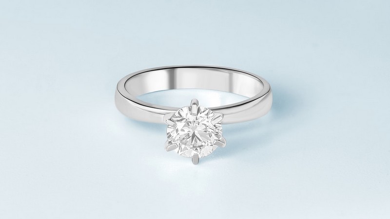 bague en or blanc
