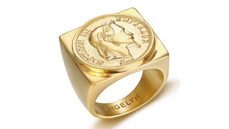 bague pièce de monnaie