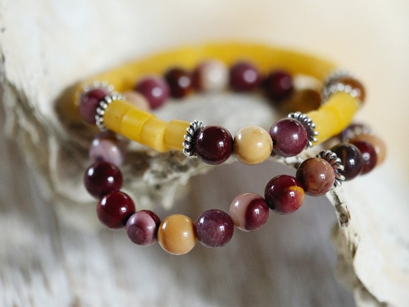 bracelets en pierres