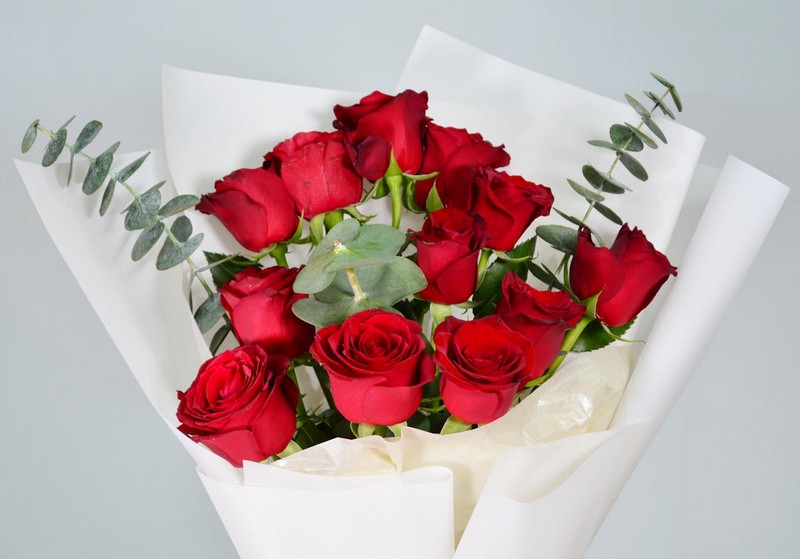 bouquet de roses rouges