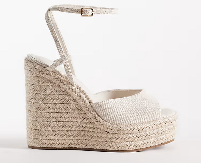 espadrilles compensées peep-toe Asos