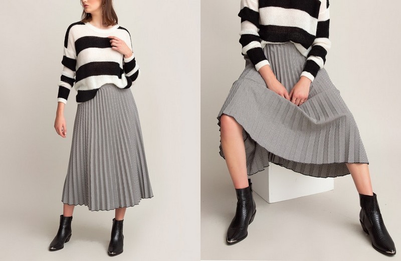 jupe plissée La Redoute