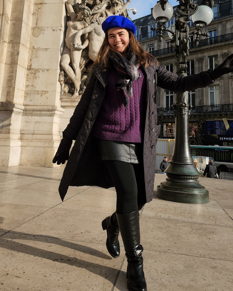 legging thermique avec une jupe