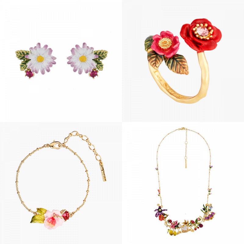bijoux fleurs Les Nereides