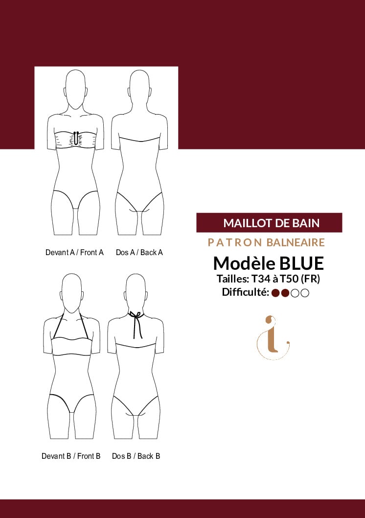 patron de maillot de bain Idonim