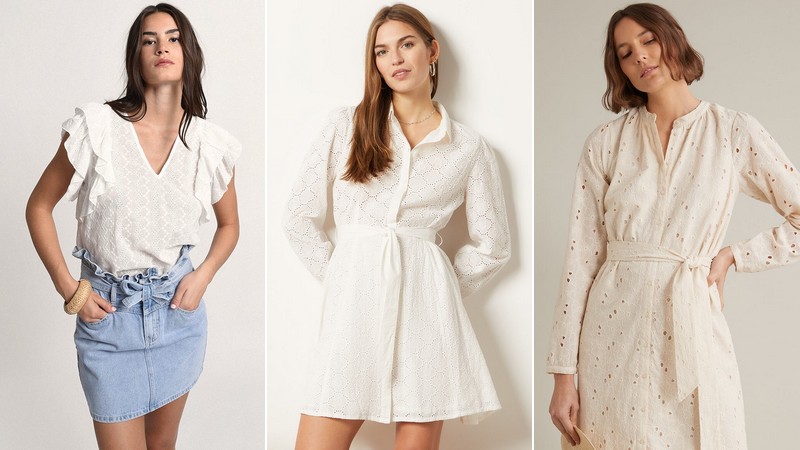 Sélection shopping : Cet été, adoptez la broderie anglaise