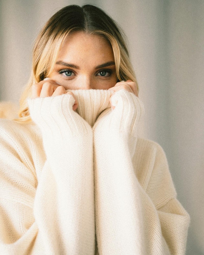 pull à col roulé femme