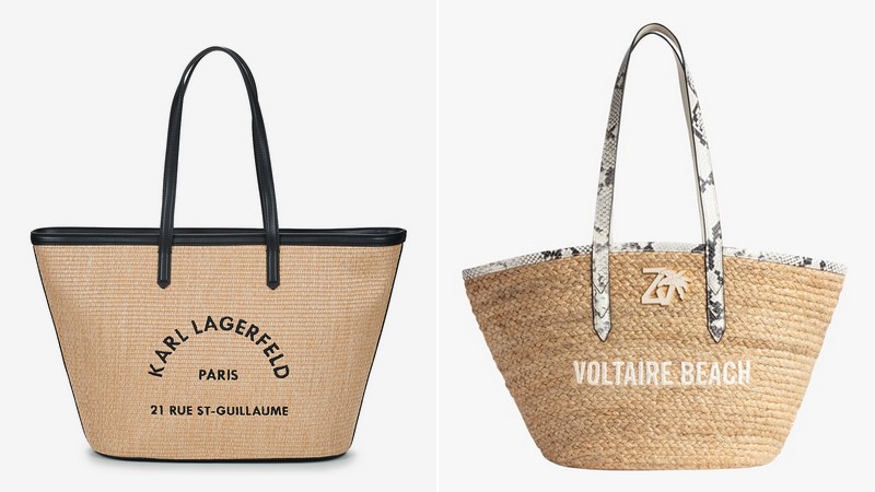 paniers de plage de grandes marques