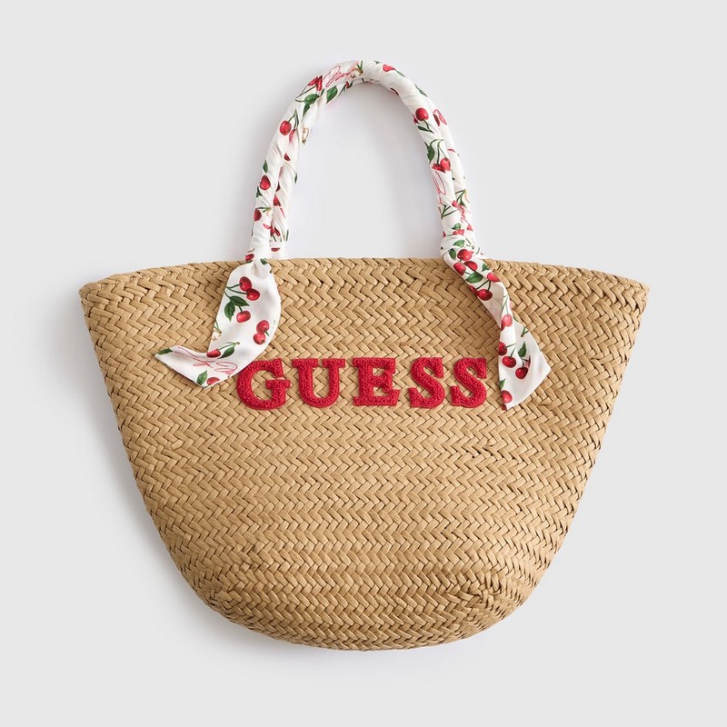 sac de plage tressé Marylin Monroe Guess