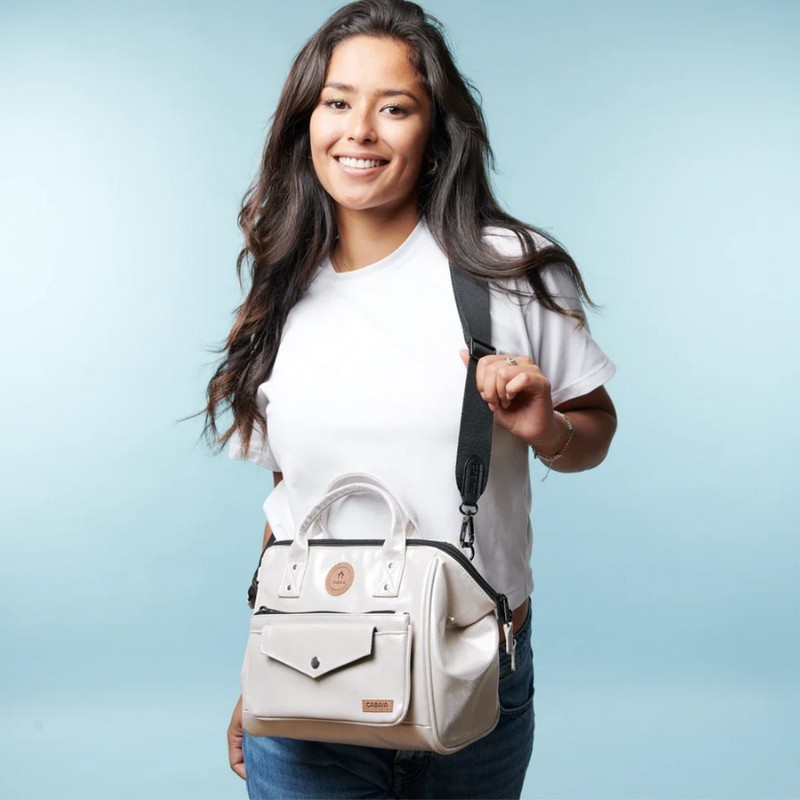 sac bandoulière Cabaïa blanc