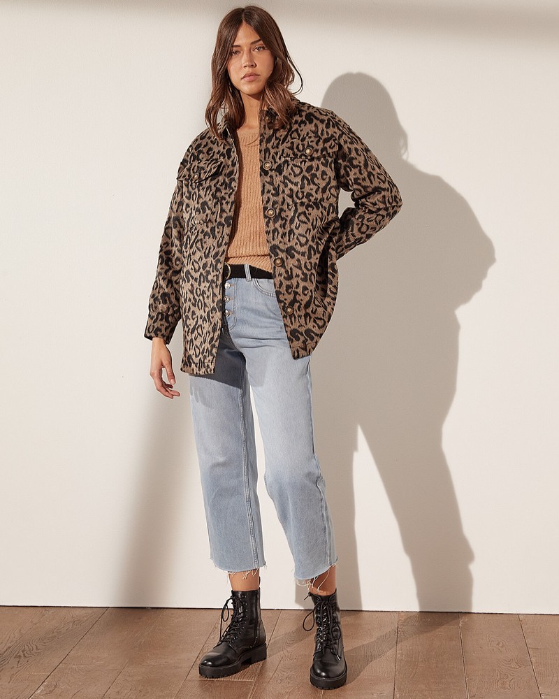 surchemise léopard Etam