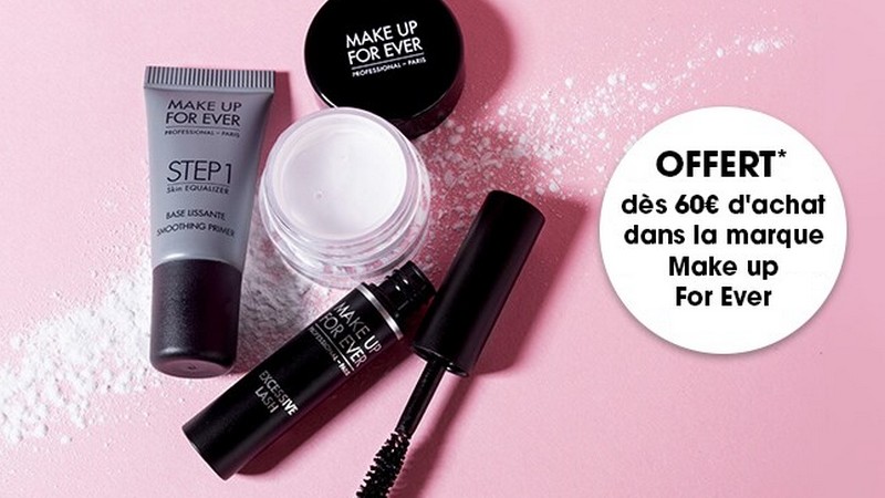 La box Make Up For Ever offerte dès 60 € d&rsquo;achat