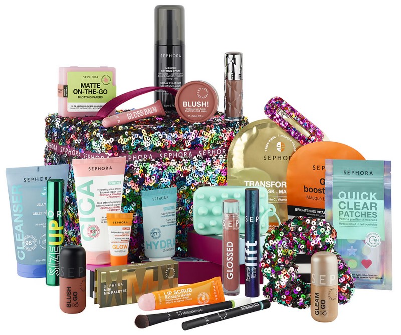 contenu du calendrier de l'Avent premium Sephora Collection