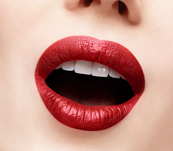 Cream Lip mat métal