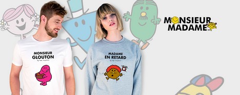T-shirts Monsieur Madame
