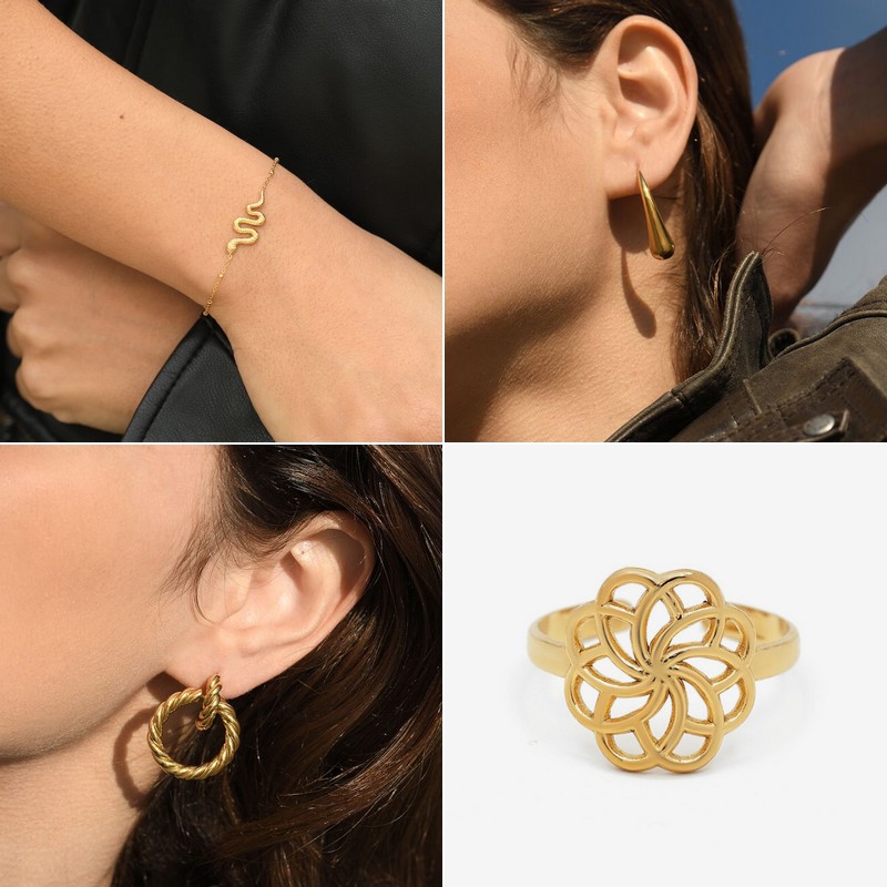 bijoux en acier Moode