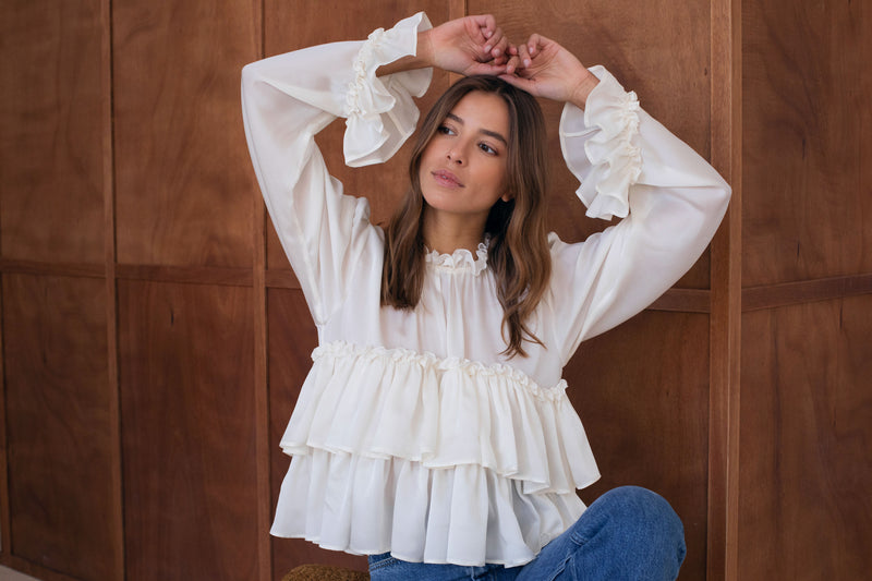 blouse Carmen Rosaé